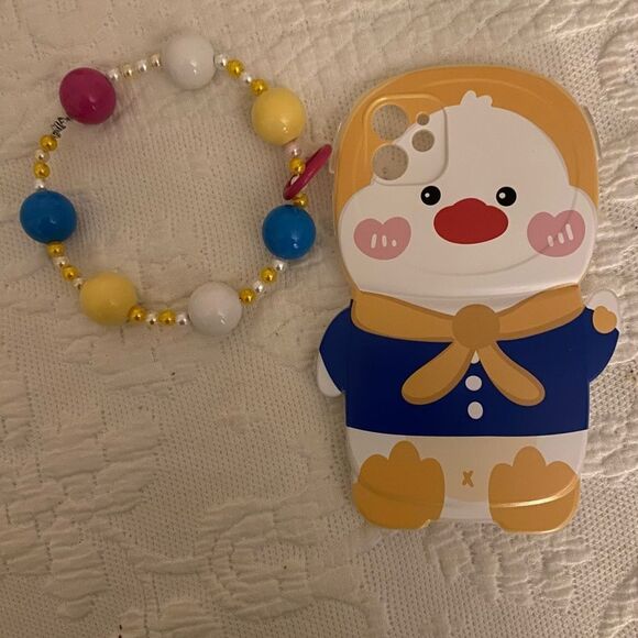 IPhone 11 Duckie Case with phone charm - Picture 1 of 2